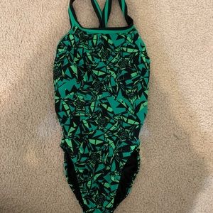 Geometric dolphin one piece